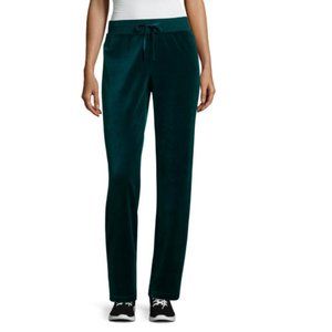 Active Straight Pull-On Velour Pants